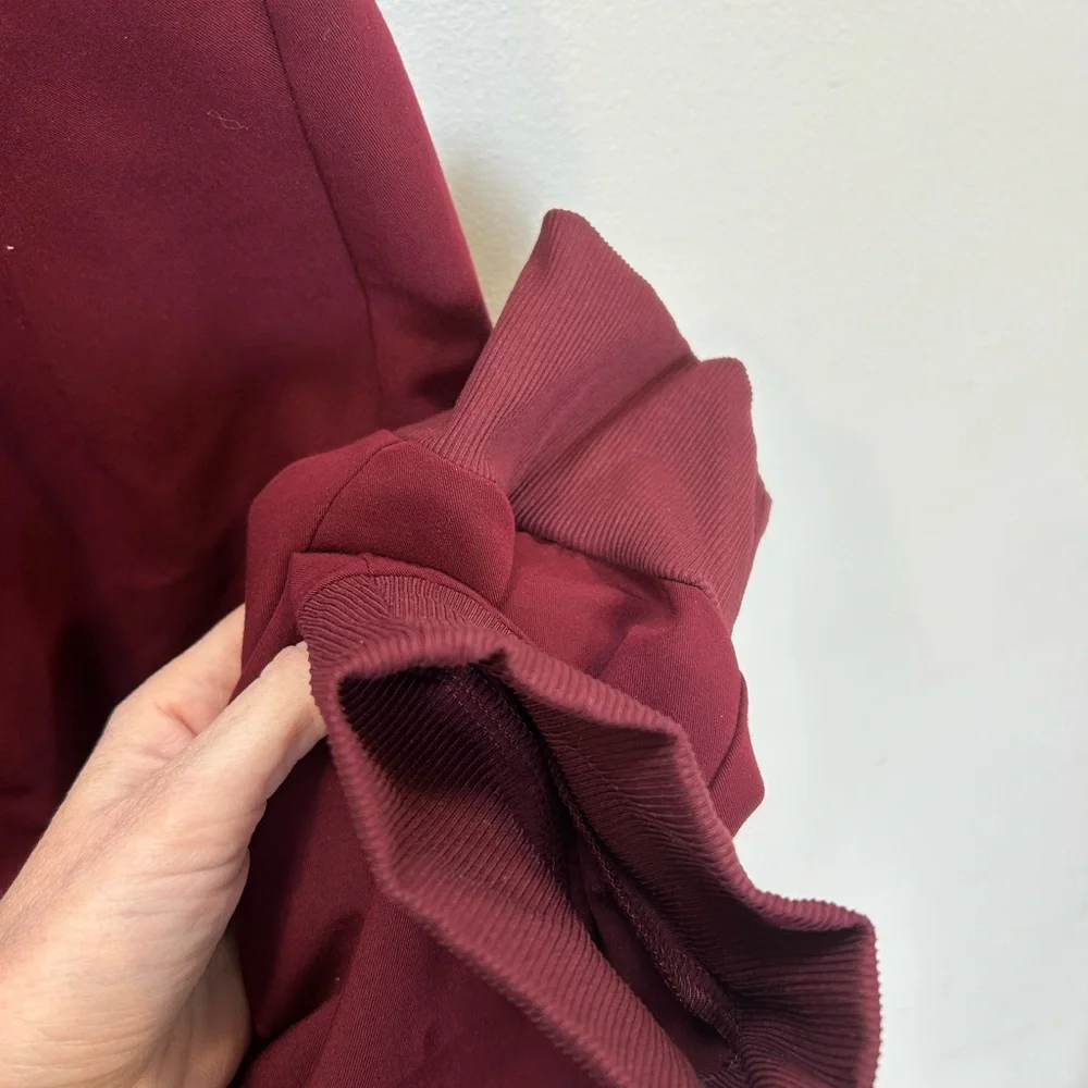 Figs Scrubs Maroon Jogger Pants XL short